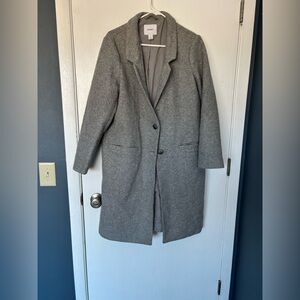 Old Navy Women's Gray Trench Coat